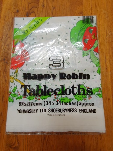 Vintage christmas tablecloths - vintage,