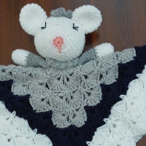 Handmade crochet baby security - handmade,