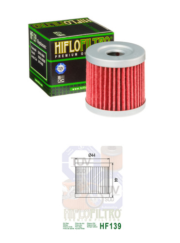 Hf139 hiflo oil filter - hf139,