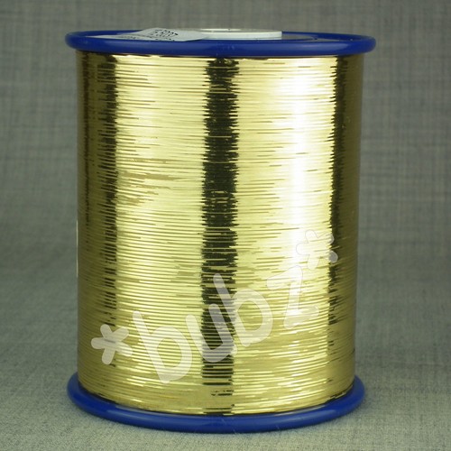 Gold unsupported flat lurex - gold,