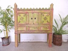 Vintage Reclaimed Indian Damchiya Wooden Sideboard  Console Table Drinks Cabinet