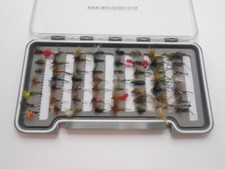 Dry trout flies boxed - trout,