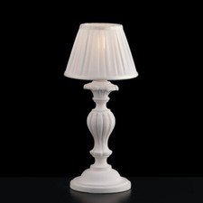 Bedside lamp wooden classic