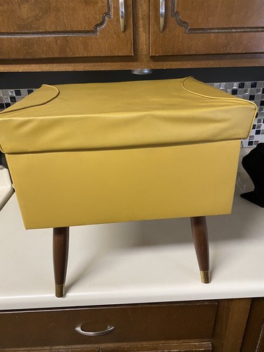 Vintage mustard sewing machine - sewing,