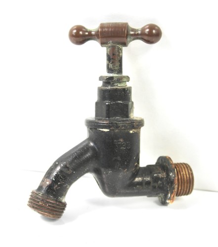 1950s bs33 brass garden tap - bs33,