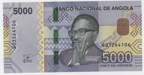 Angola 5000 kwanzas 2026 - angola,