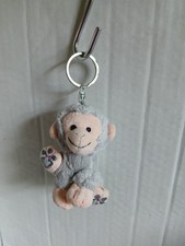 Wild Republic Monkey Plush Keyring Soft Toy 8.5cm #382