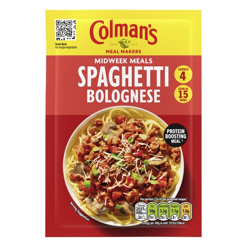 Colman spaghetti bolognese - spaghetti,