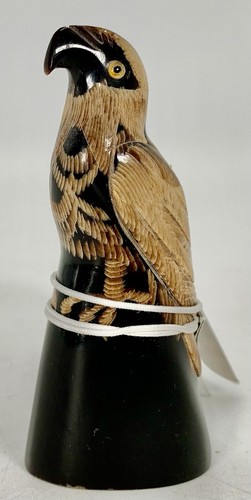 Handcarved buffalo horn - handcarved,