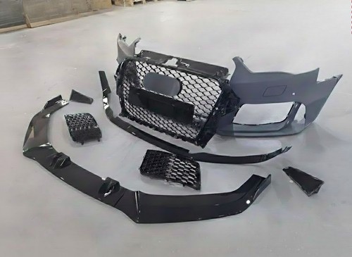 Gloss black honeycomb grille - black,