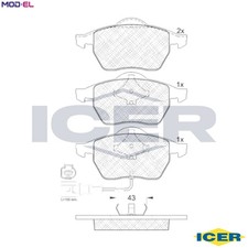 BRAKE PAD SET DISC BRAKE