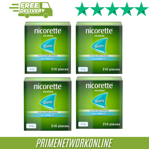 Nicorette gum 2mg icy white - 2mg,