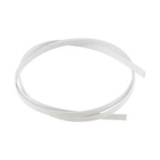 Hosco White Plastic Guitar Binding (1.5 mm, 10 mm)