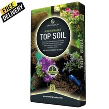 Growmoor Top Soil Rich Graded Organic Planting Lawn Weed Free 25L