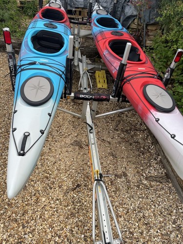 Single sea kayak - sea,