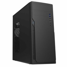 CIT Black Mid ATX Computer PC