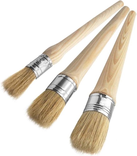 Pcs chalk paint wax brush - 3,