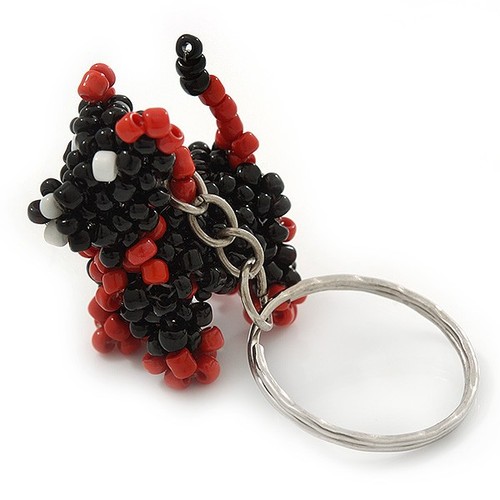 Black red glass - glass, scottie