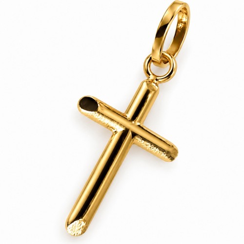 18k solid gold cross - cross, |