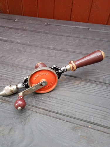 Vintage stanley hand drill - stanley,