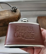 Elijah Craig branded (Kentucky Small Batch Bourbon) Hip Flask mancave bar 
