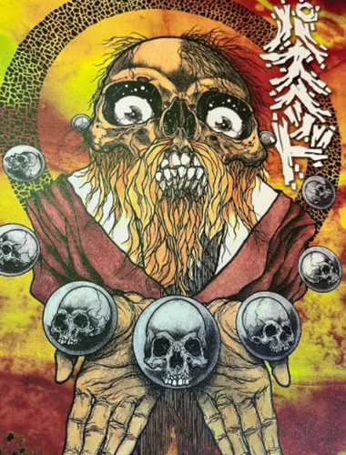 Pushead curtain rail artwork - rail,