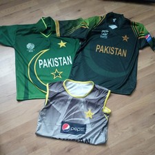 3 Pakistan Cricket Jerseys Size Large