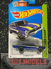 PONTIAC 67 GTO  BLUE  Hot Wheels 1:64 **COMBINE POSTAGE**