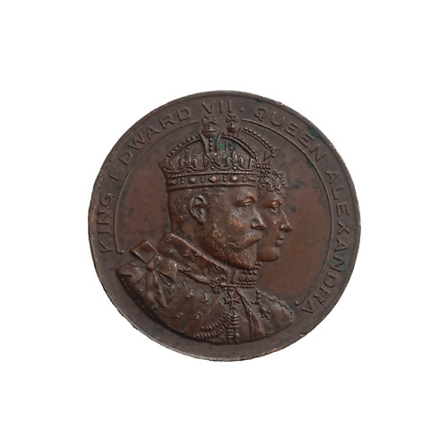 Large antique 1907 edward vii - large,