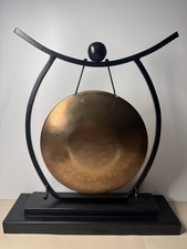 Vintage Solid Gong with Stand