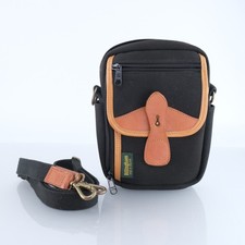 Billingham Compact Stowaway Camera Bag Black + Tan Travel Protective Case
