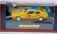 Scalextric C379 Ford Capri 3.0S  Rally Special No.6  1:32 Scale yellow & blue