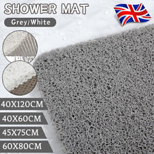 Loofah Shower Mat for Inside Shower Non-Slip Anti Mould PVC Bath Mat Quick Dry
