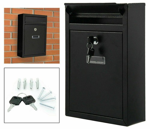 Black large mail box letter - large,