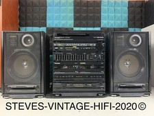 Schneider HARD ROCK hifi compact midi system 1980s RARE + REMOTE & SPEAKERS..!