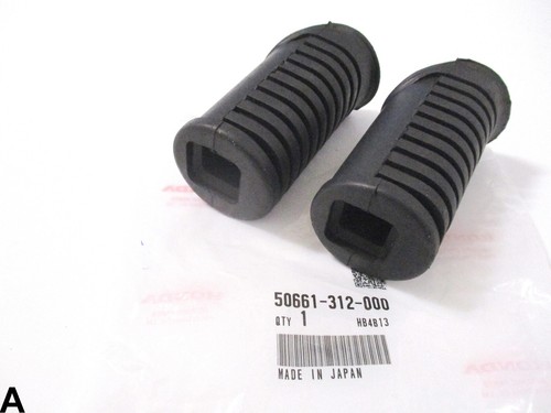 Original set footpegs rubber