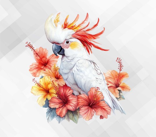 Watercolor floral white - watercolor,