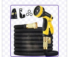 Garden Hose 150ft 45m Strongest Double Latex Inner Tube Prevent Leaking Magic