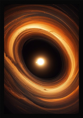 Vibrant black hole - black, wall