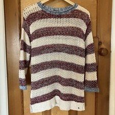 Eddie Bauer Open Knit Striped
