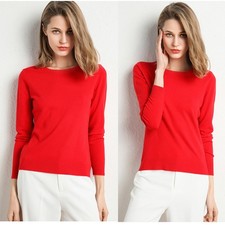 Ladies Crew Neck Blend Jumper