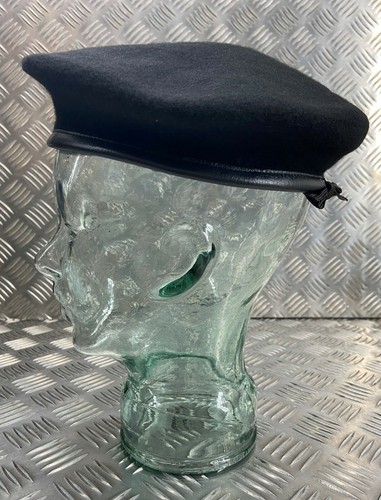 Black beret cap british made - beret,