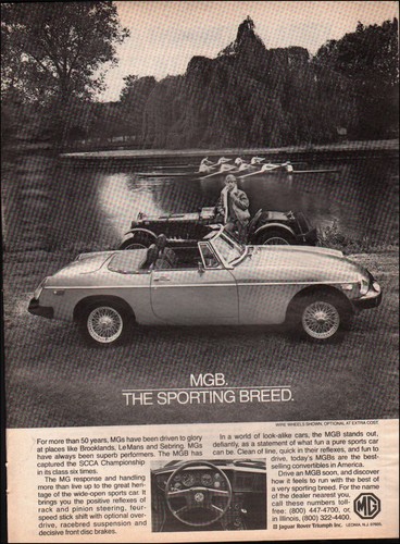 1980 vintage mgb retro - 1980,