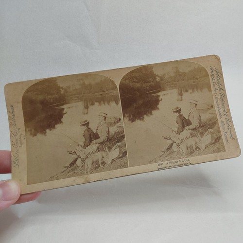 Antique stereo view card 1892 - stereo,