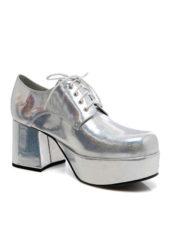 Mens silver hologram - hologram, pimp