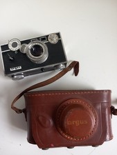 Argus Vintage C3 Film Camera & Case Made In USA Untested