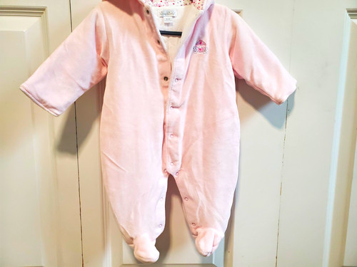 Kissy pink velour hooded - kissy,