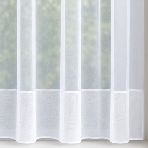 Traditional white net curtains - traditional,