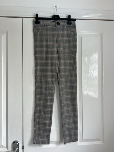 New zara ladies checked skinny - new,