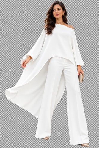 Zara limited assymetric cape
